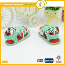 Ningbo factory soft cotton fabric upper TPR outsole baby boy sandal